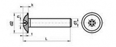 M4x20 A2 EDELSTAHL Lisenkopfschrauben mit Bund und Kreuzschlitz DIN 967 AN 5952