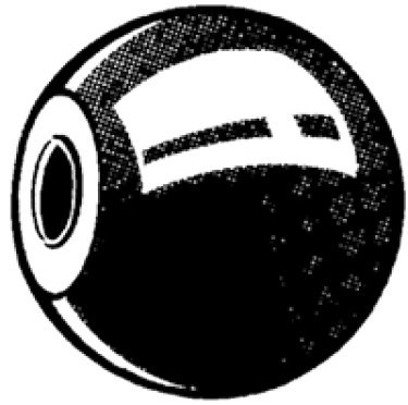 M4/16 Ball schwarz Duroplast