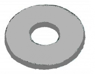 KUNSTSTOFF M5 pr.5.3x15x1.2 polyamid Flache Schieben, Aussendurchmesser ca. 3 d DIN 9021