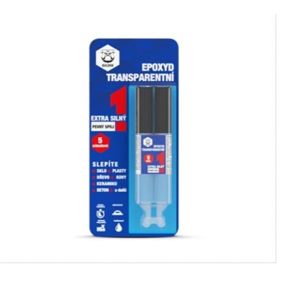 Kleber BULDOG EPOXY TRANSPARENT 28g (5min.)
