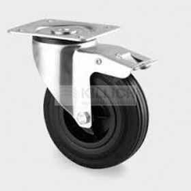 d 80 Lenkrolle, mit Bremse 105x85 mm