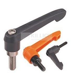 Klemmgriff Schwarz M12x80 95mm