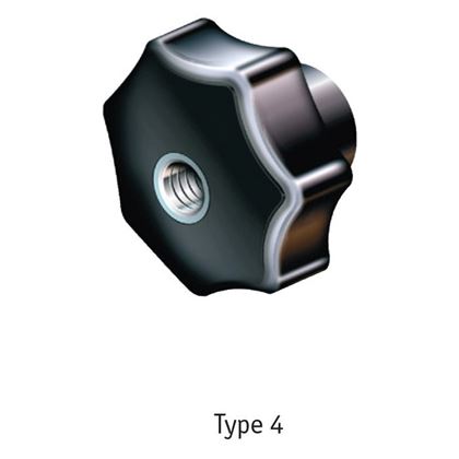 40 mm Kunststoffschraube M6 PREMIUM schwarz Phenol 6 Nuten TYP 4