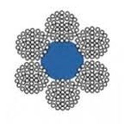 16.0 VERZINKT Stahldrahtseil 6x37 DIN 3066