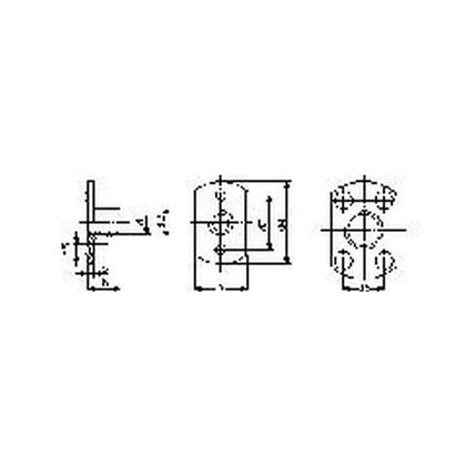M6 Anpunktmuttern 2 punkte BN 194