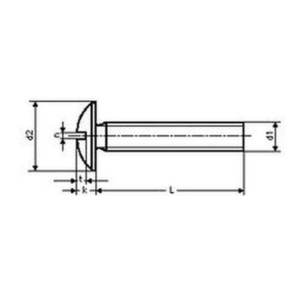 M6x20 VERZINKT Becherschrauben mit Schlitz BN 354
