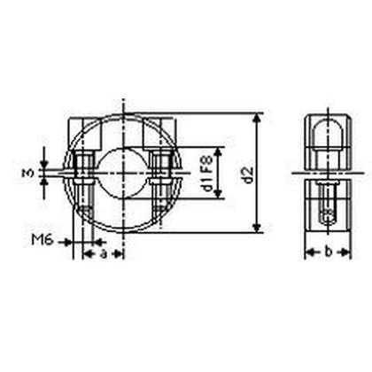 30 Klemmringe mit Zylinderschrauben mit Innensechskant BN 5208