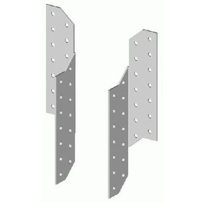 40x40/330mm links+rechte Winkelverbinder BV/Ú 05-31