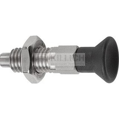 Kunststoff Sicherungsstift Kopf ohne rastnut mit kontermuttern M12x1.5 A2 EDELSTAHL gehärtet