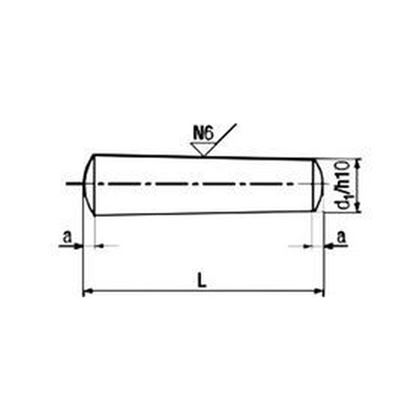 4x30 Kegelstifte DIN 1B