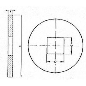 M10 d. 11x34x3 A2 EDELSTAHL Schieben fur Holzkonstruktionen DIN 440 V