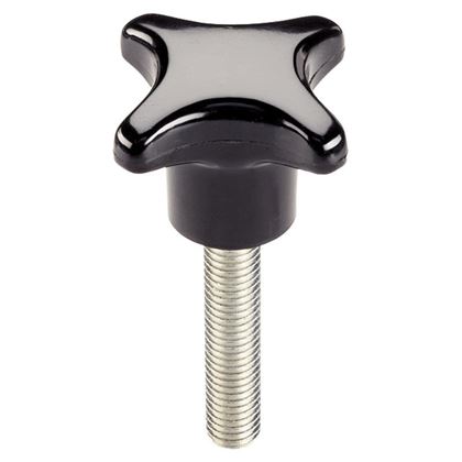 kunststoffmutter M10-duroplast schwarz DIN 6335-K