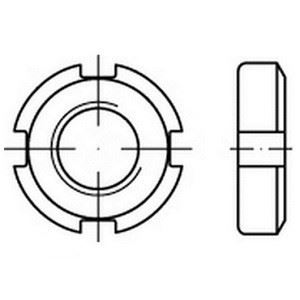 M52x1.5 Nutmuttern 17H DIN 70852