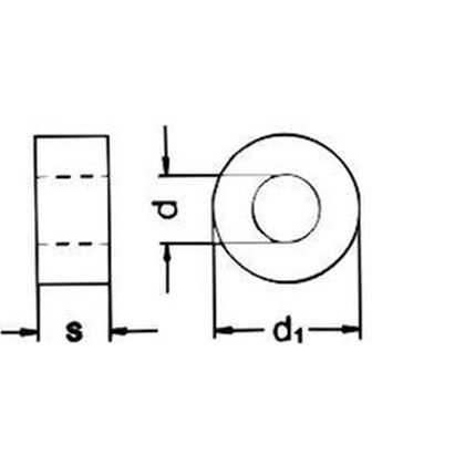 M27 d. 30x50x8 VERZINKT Scheiben Für Stahlkonstruktionen DIN 7989A