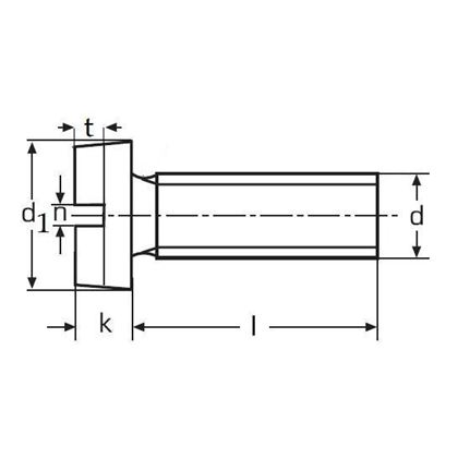 KUNSTSTOFF M4x10 polyamid Flachkopfschrauben mit Schlitz DIN 84 k-56410040030
