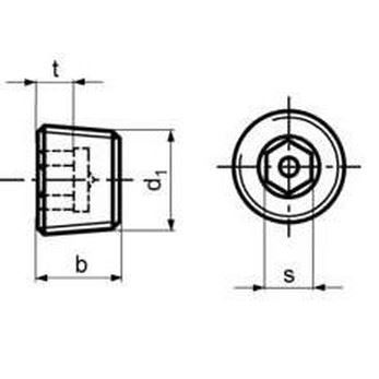 M22x1.5 A2 EDELSTAHL vypouštěcí DIN 906
