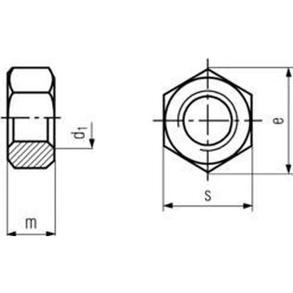 M27 FEUERVERZINKT /6/ mark /8/ Sechskantmuttern ISO fitting DIN 934