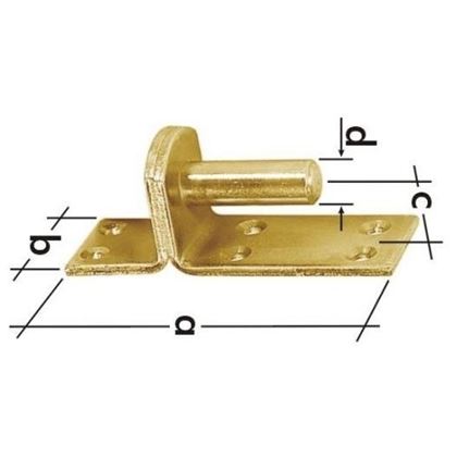 C 10/25 Zapfencharnier d.10/25mm