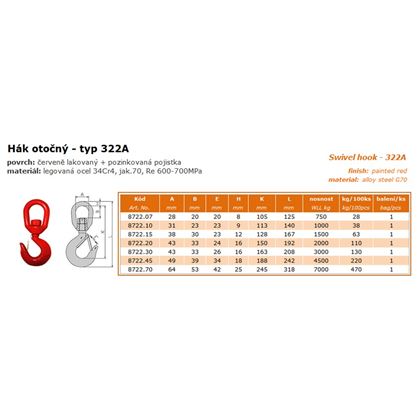 verkürzen haken mit auge 1.0t