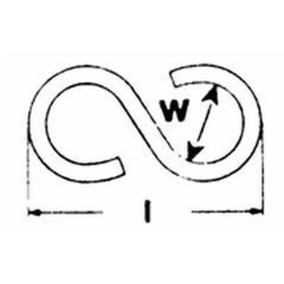 Haken 3.0x32 VERZINKT, form S