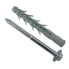 16x200 TUPP Nylondubel, Sechskantschraube