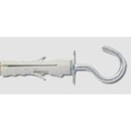 12x45 M5 Nylondübel mit Rundhaken HPK-C