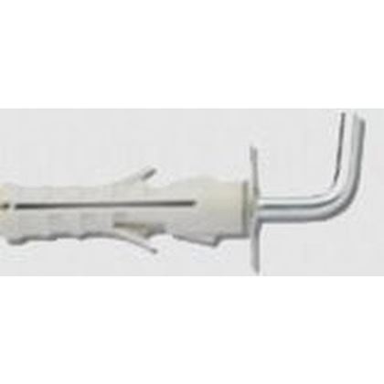 12x45 M5 Nylondübel mit Mittelhaken HPK-L