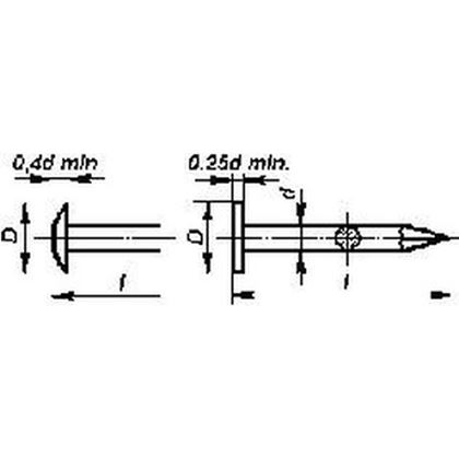 16/1.6 VERZINKT Kartatchstifte 2841.25