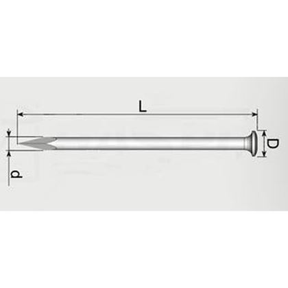 35/2.0 BLANK Nagel, Gehartet PH 930525