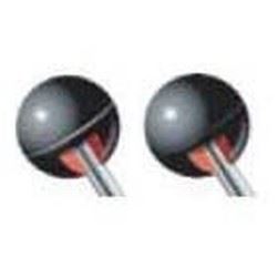 M10/40 Kugelknöpfe, Phenolic-schwarz