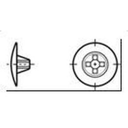 Kappen fur schraube 4.8 RAL 8017 BROWN