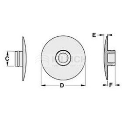 M6 Kappen fur schraube WEIS für DIN 7991