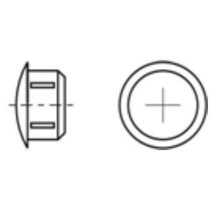 30/25 Abdeckstopfen WEISS