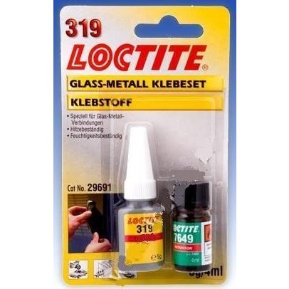 loctait Klebstoff Glas 316-metall