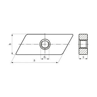 Mutter M4 ZINK /4/ Trapez BN 22063