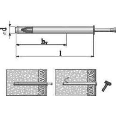 8x100 Rohrniete NTHP mit Haken