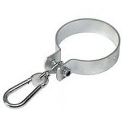 d.120 VERZINKT-Kragenhaken mit Druckknopf 3.5x100