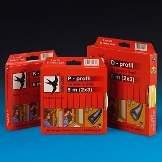 9x5.5x6 P weis Dichtband Fenster/Tur, WEISS