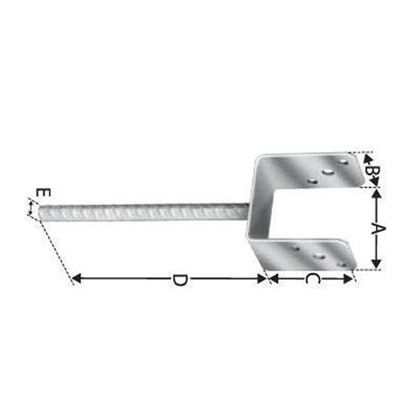 100x60 Stutzenfusse DK 41100