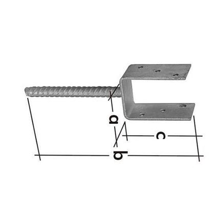 Bügelfuß 101x60x120 U-Form Roxor 205 PS100U