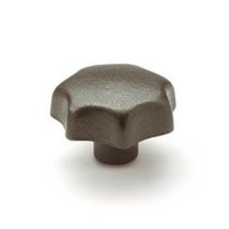 M8x40 SCHWARZ Sterngriffe DIN 6336 k-56921080040