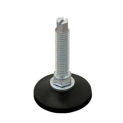 M8x70 Verstellbare Fuss, PP 25mm Fuss