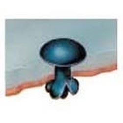 Plastikniet 5 SCHWARZ 1,5-2,5 hlava 9mm