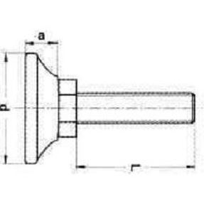 M10x60 Verstellbare Füße ohne Gelenk JT 48B1060