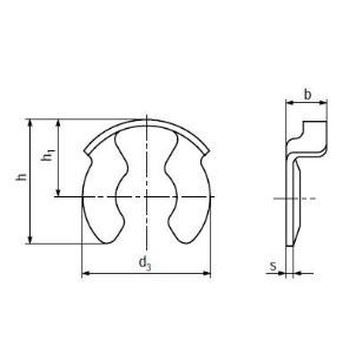 5 Steckscheiben für Wellen mit Nut BN 13194