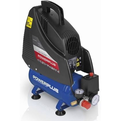 Kompressor für Druckluft, 1.100 W, 6 Liter, 1,5 PS