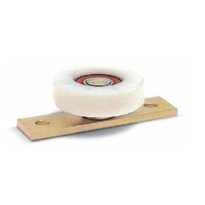Führungsrollen aus Nylon mit Lager und Montageplatte 40 RNP Golden line Rolling Center