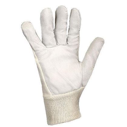 Handschuhe HOBBY Schaffell - Baumwolle Größe 10