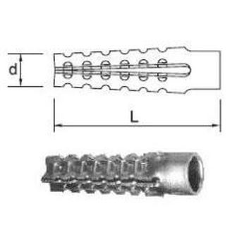 8x60 Gasbeton-Metallspreizdübel MUD/HP 604092