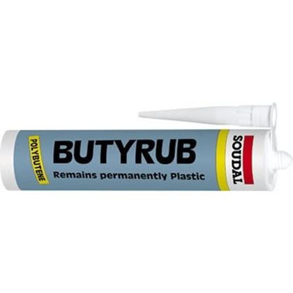 Dichtungsmittel Butyrub Kitt Soudal 600ml WEISS NACHHINEIN